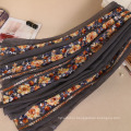 New arrival wholesale women scarf hijab embroidery designs floral embroidery hijab